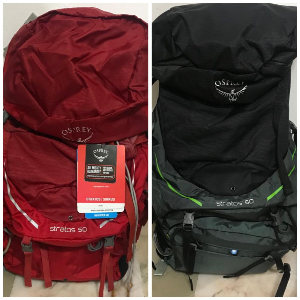 Osprey Stratos 50 Day Hiking Light Backpacing Staycation