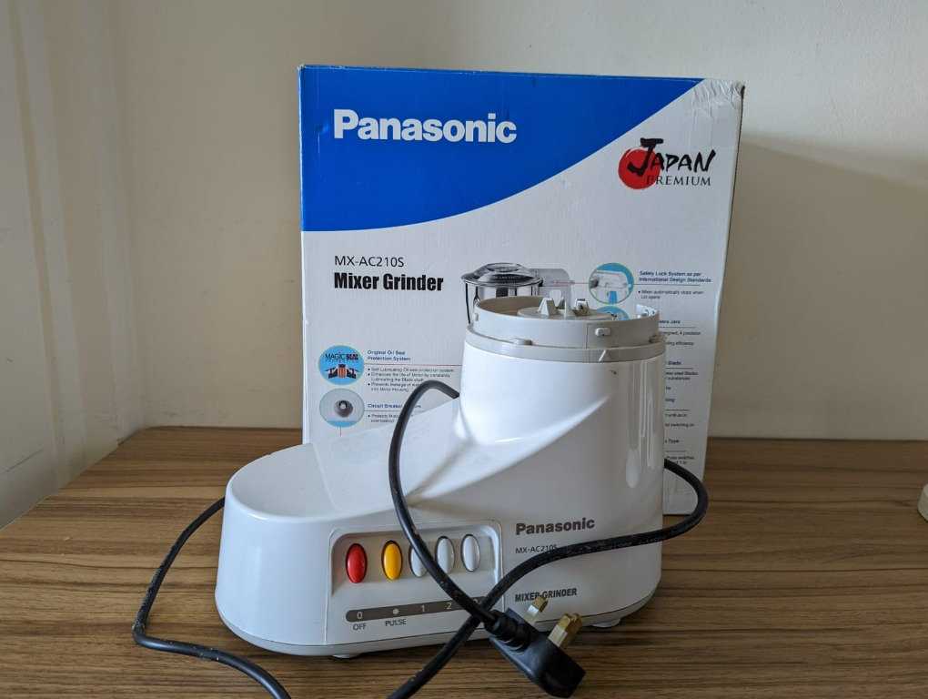 Panasonic MXAC210S Mixer Grinder, 2 Stainless Steel Jars, TV & Home