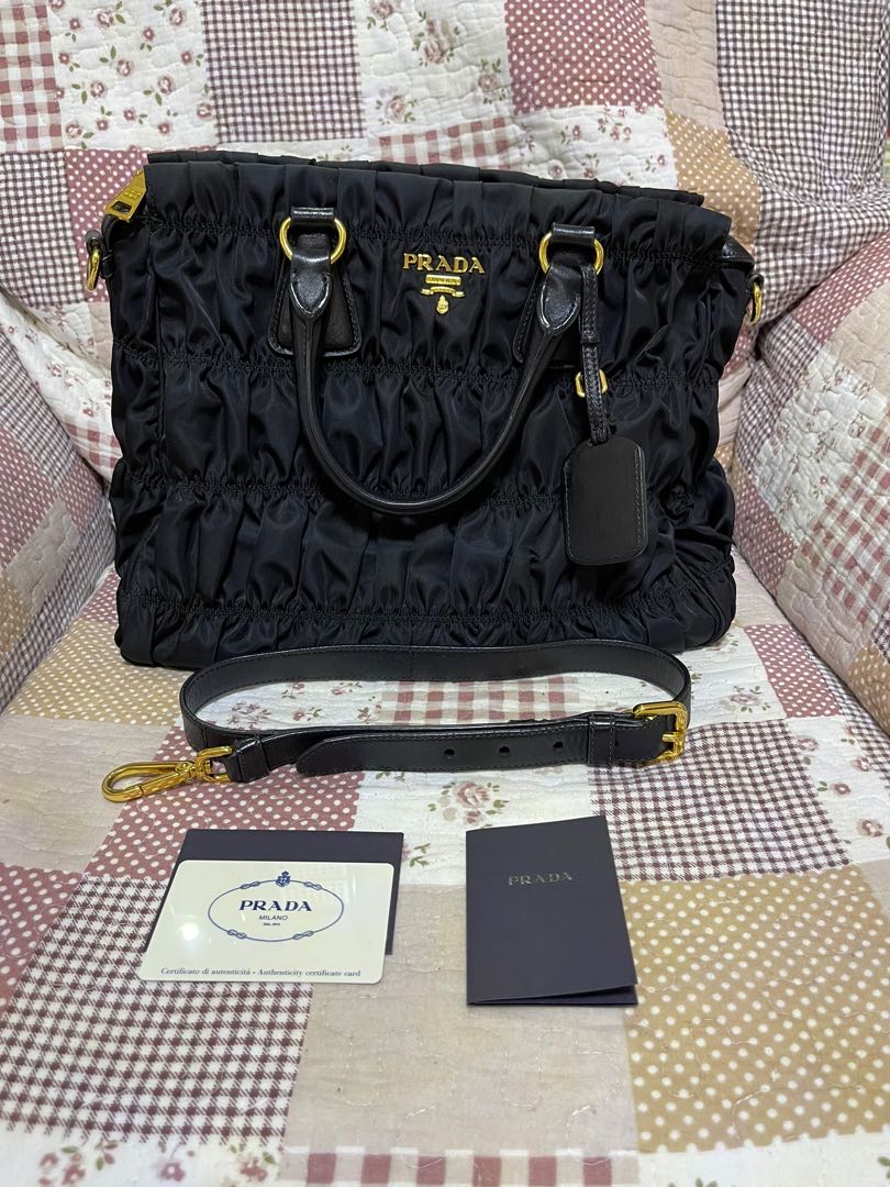 Prada tessuto on sale gaufre nylon bag