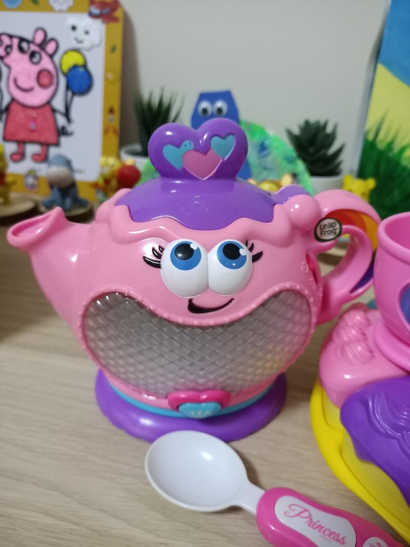Preloved Leapfrog tea set, Hobbies & Toys, Toys & Games on Carousell