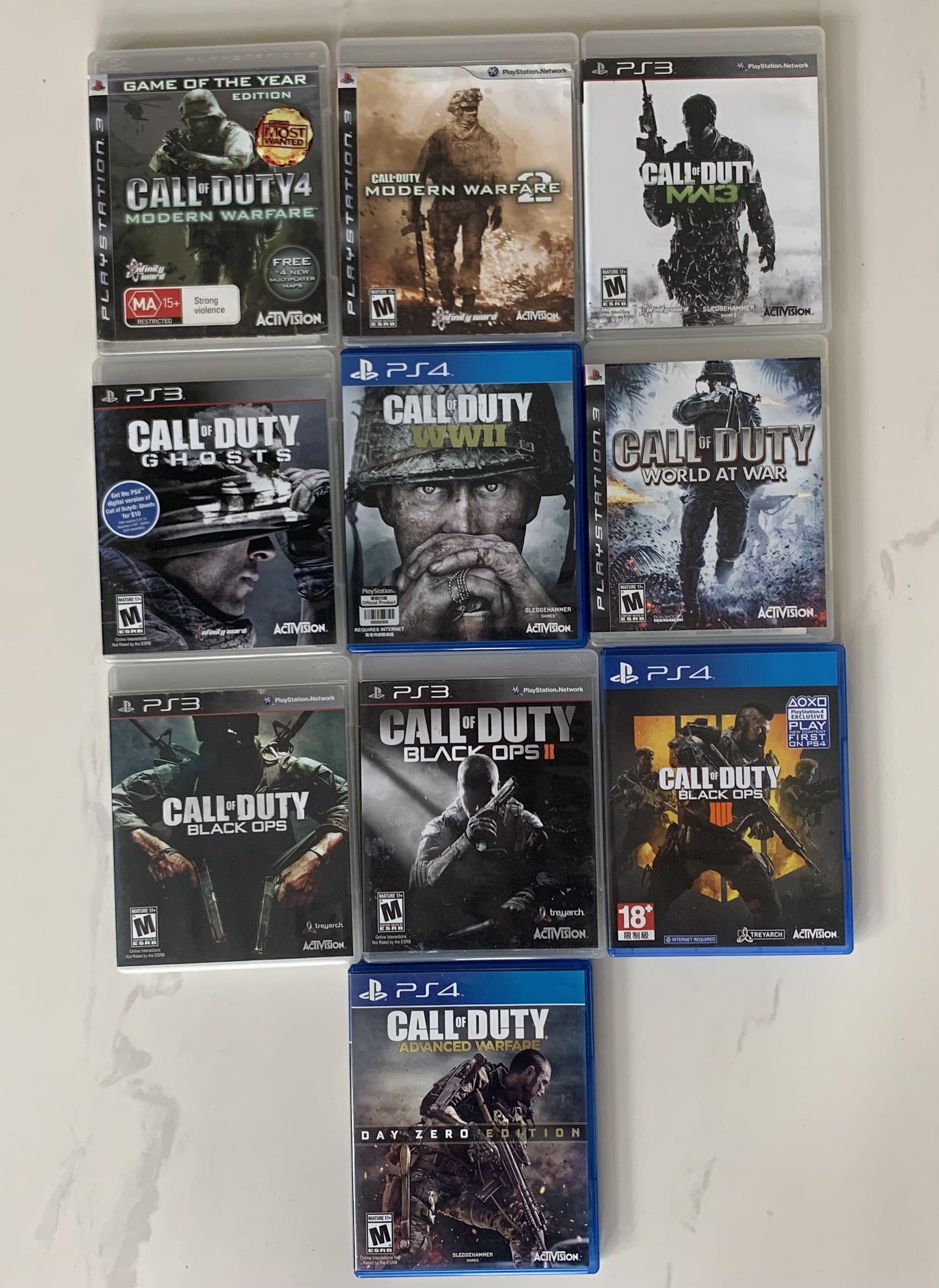 PS3 & PS4 - {Call of Duty}, Video Gaming, Video Games, PlayStation on