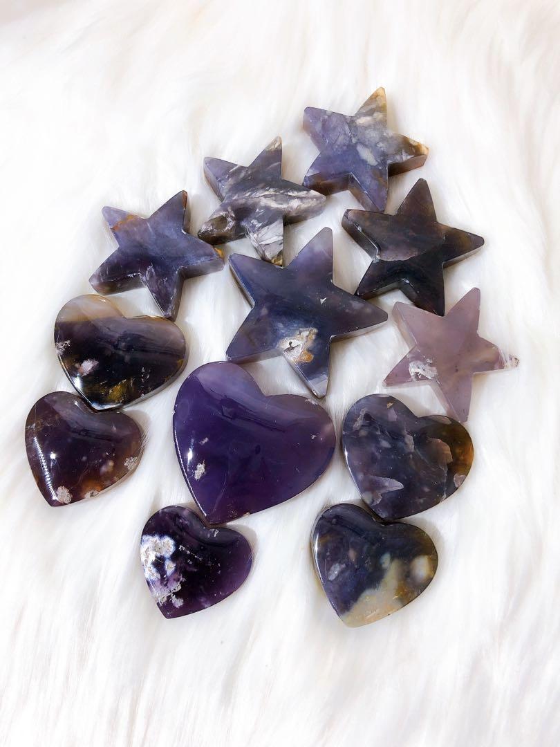 Purple Chalcedony Crystal Hobbies Toys Memorabilia