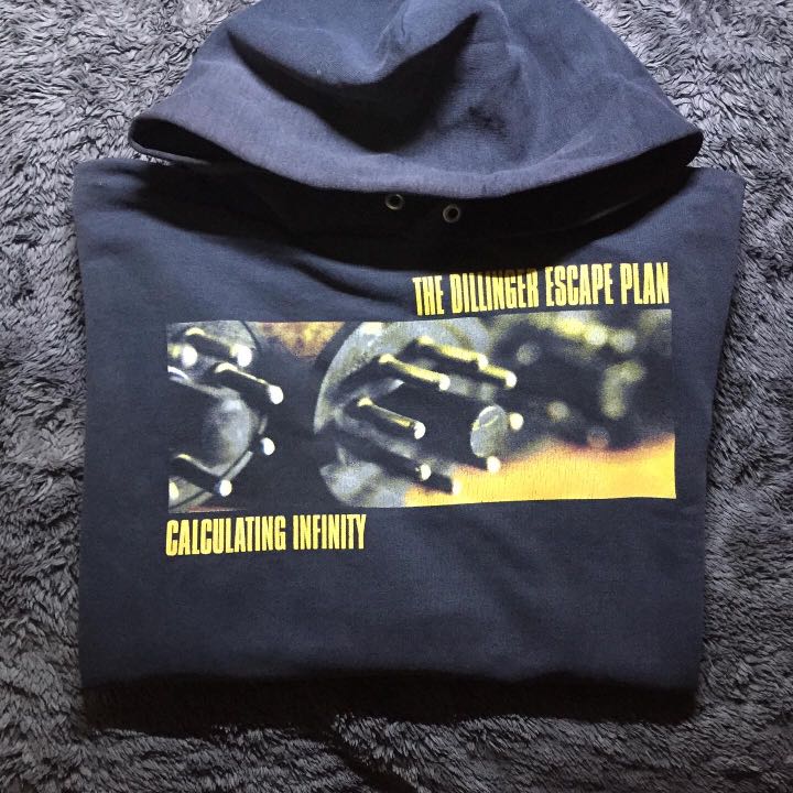 RARE The Dillinger Escape plan vintage hoodie calculating