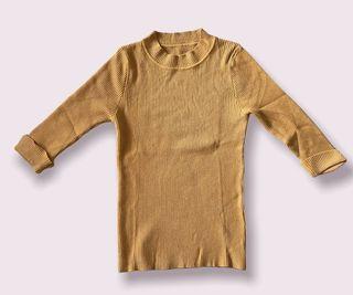 Ribbed Top 3/4 Sleeve