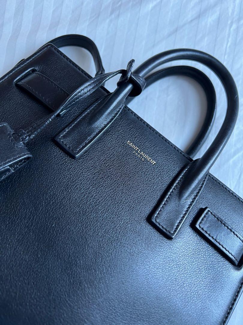 SAC DE JOUR NANO IN SMOOTH LEATHER, Saint Laurent