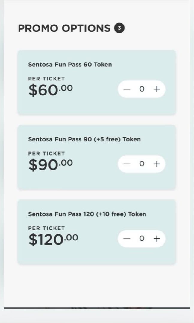 Sentosa Fun Pass, Tickets & Vouchers, Vouchers on Carousell