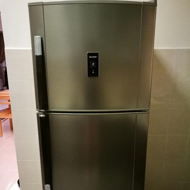 Sharp Ion Plasmacluster REFRIGERATOR/FRIDGE 2 Door (340litre), TV & Home Appliances, Kitchen