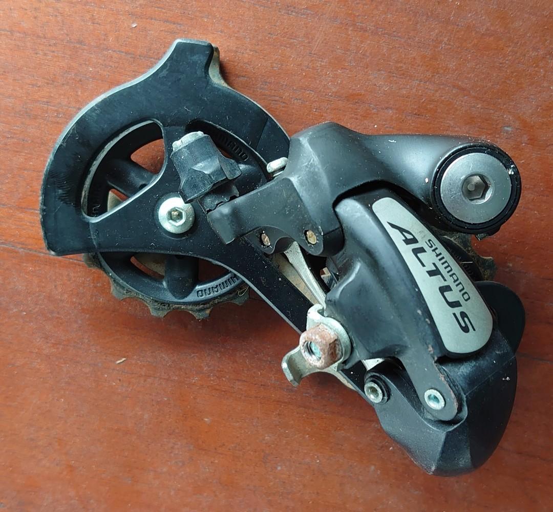 Shimano altus 7 speed derailleur clearance