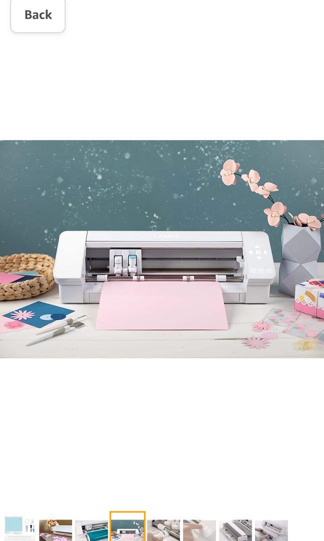 Silhouette Cameo 4 with Bluetooth, 12x12 Cutting mat, AutoBlade 2, 100  Designs and Silhouette Studio Software - Black Edition