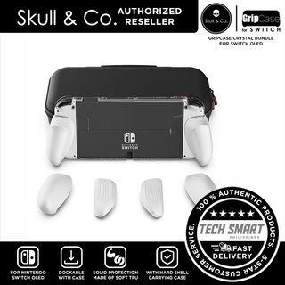 Skull & Co. GripCase Crystal Bundle for Nintendo Switch OLED Ergonomic Grip Protective Case