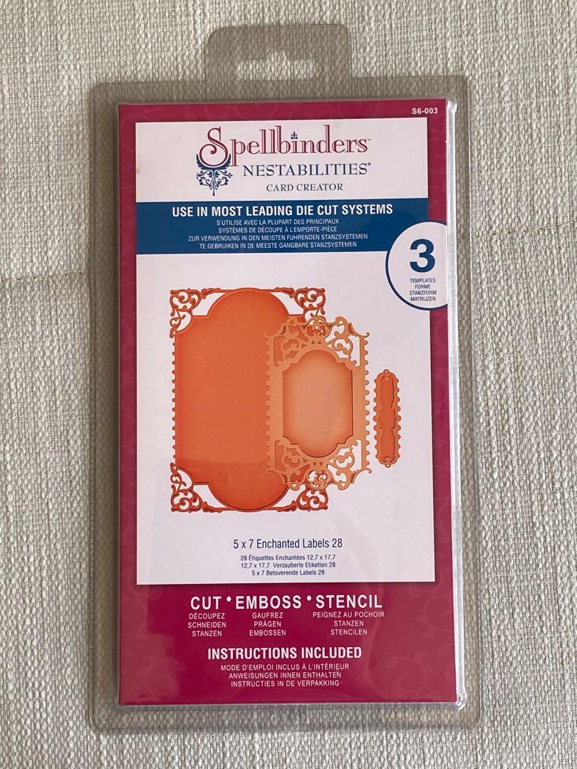 Spellbinders Nestabilities 5x7 Enchanted Labels 28, Hobbies ...