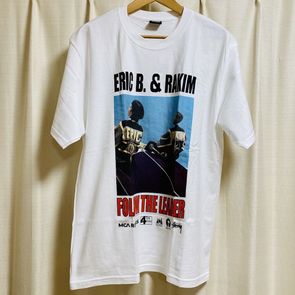 stussy eric b rakim XL ロンt WHITE Tシャツ STUSSY ロングスリーブ ...