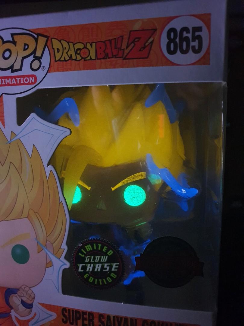 Super Saiyan Goku With Energy Glow Chase Dragon Ball Z Funko Pop Hobbies Toys