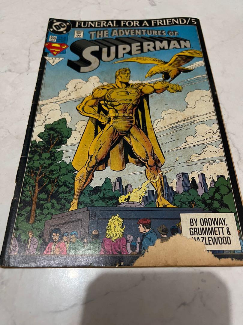 Superman Comics : Funeral for a Friend (incomplete) (Category: Comics & Manga) located in Taguig. Submitted by adonisblanco (Listing ID 1147309661, Image 2). Description: Selling my 1990's DC Superman Comics : Funeral for A Friend Series (1, 5, 6,7,8 only) with free Superman Doomsday signs of damages due to storage RFS : de-cluttering.