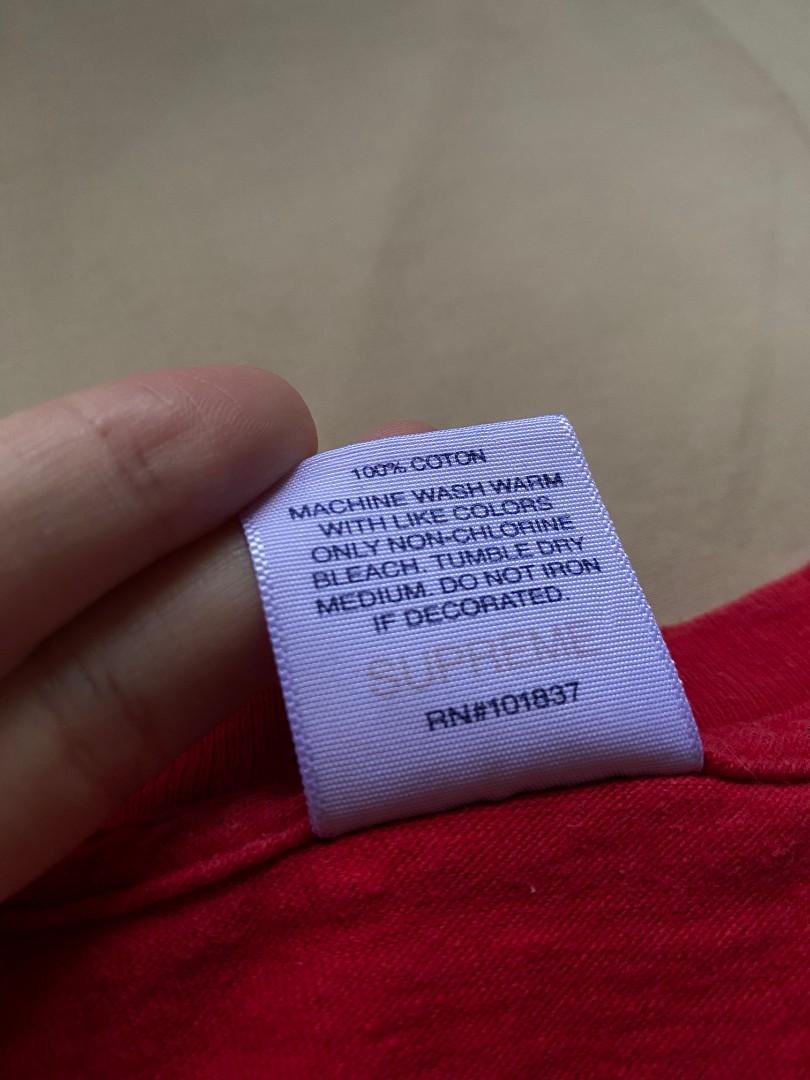 Supreme rocks tee red sales