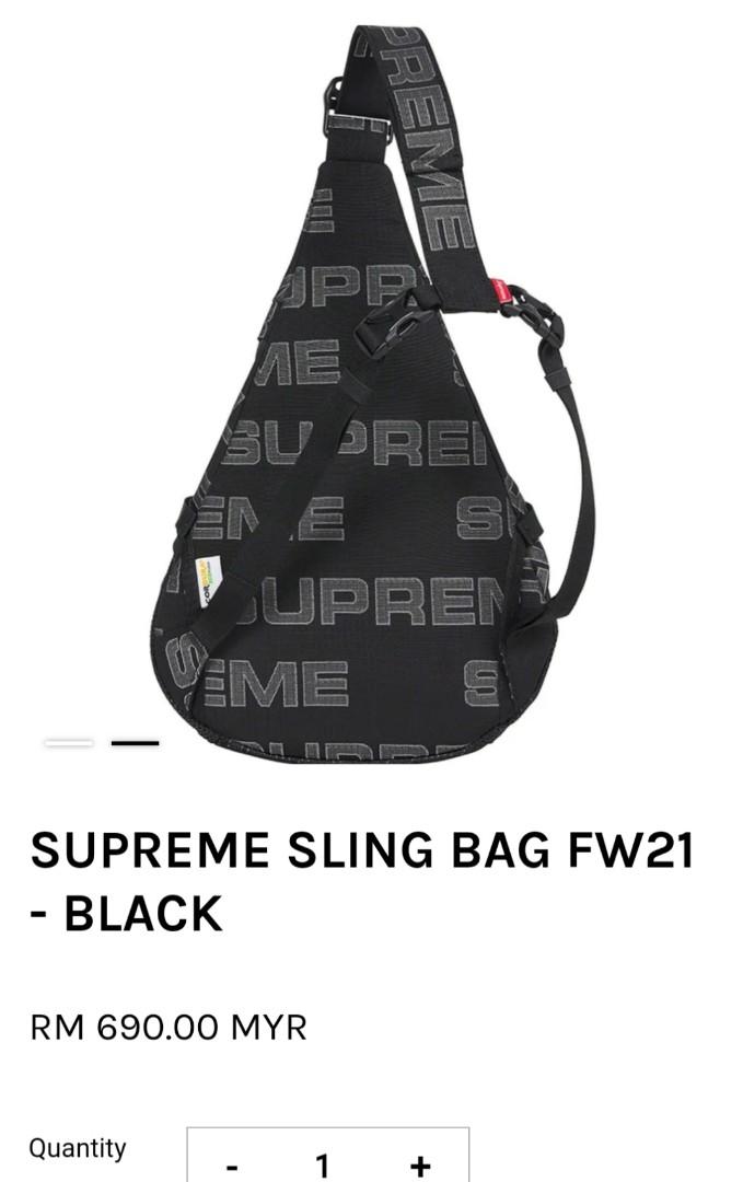 Supreme Sling Bag Orange FW21 New