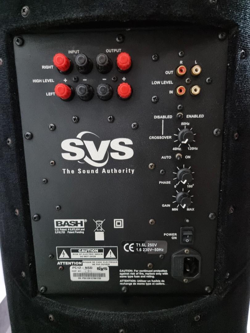 Svs pc12nsd sales