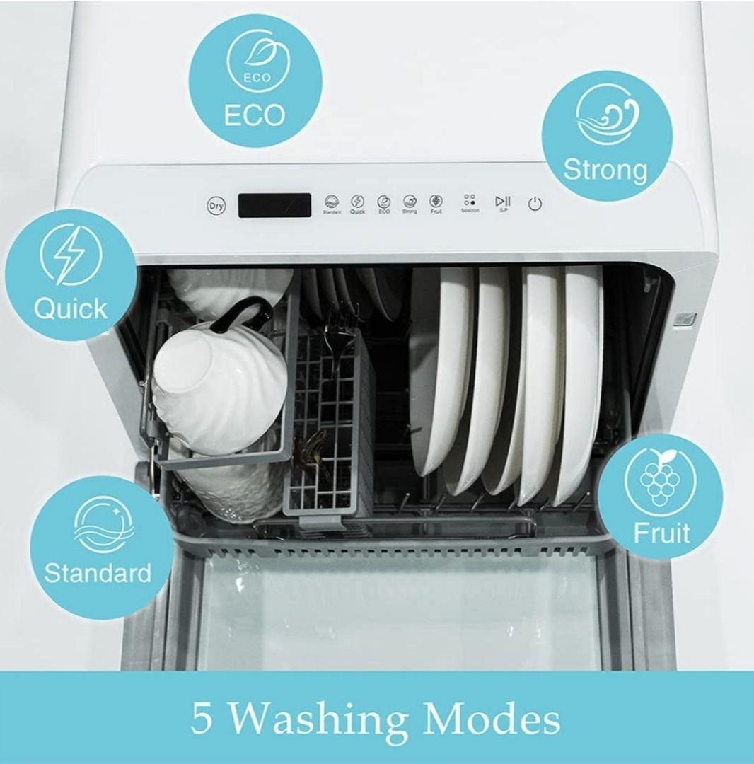 installing a countertop dishwasher