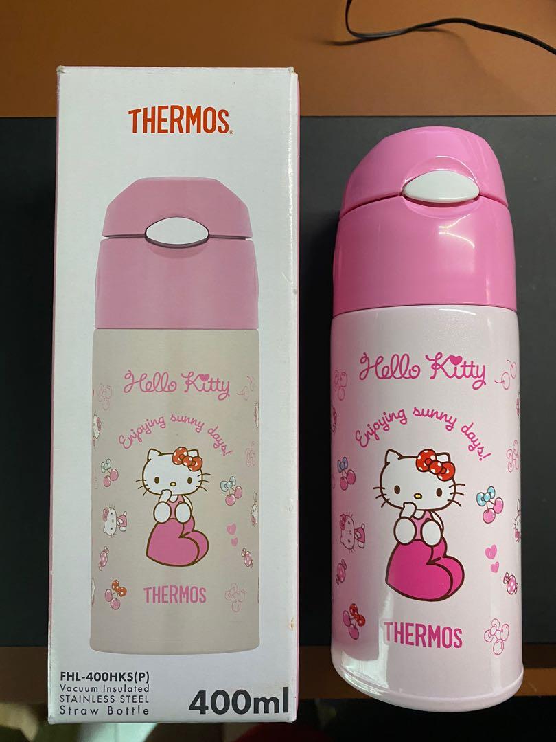 Thermos hello discount kitty straw bottle