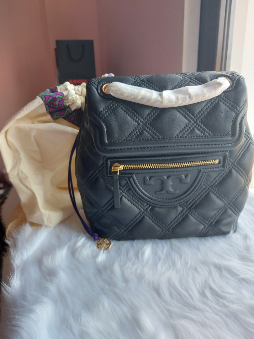 Authentic Tory Burch Fleming Soft Mini Backpack Luxury Bags