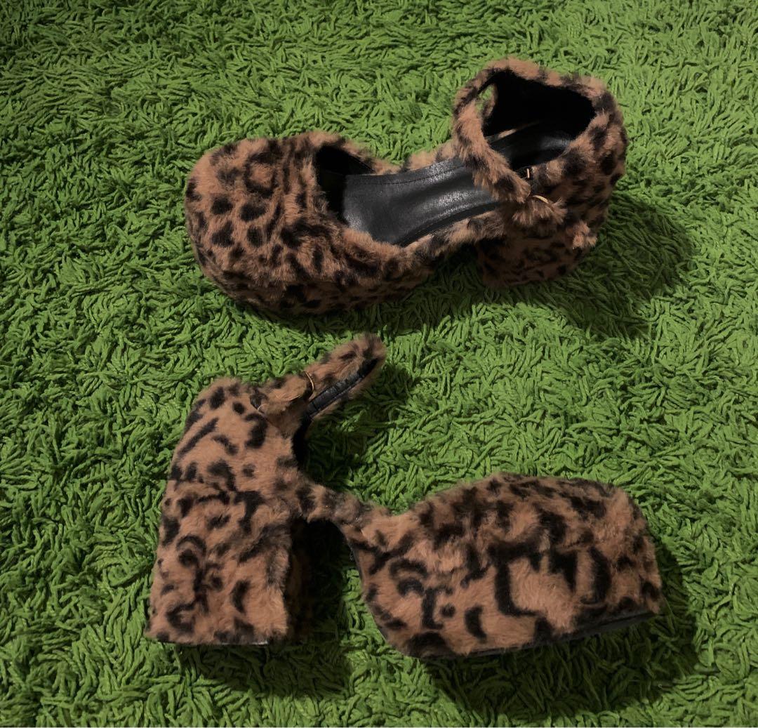 Fuzzy platform heels store