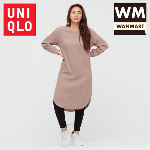 Uniqlo waffle dress new arrivals