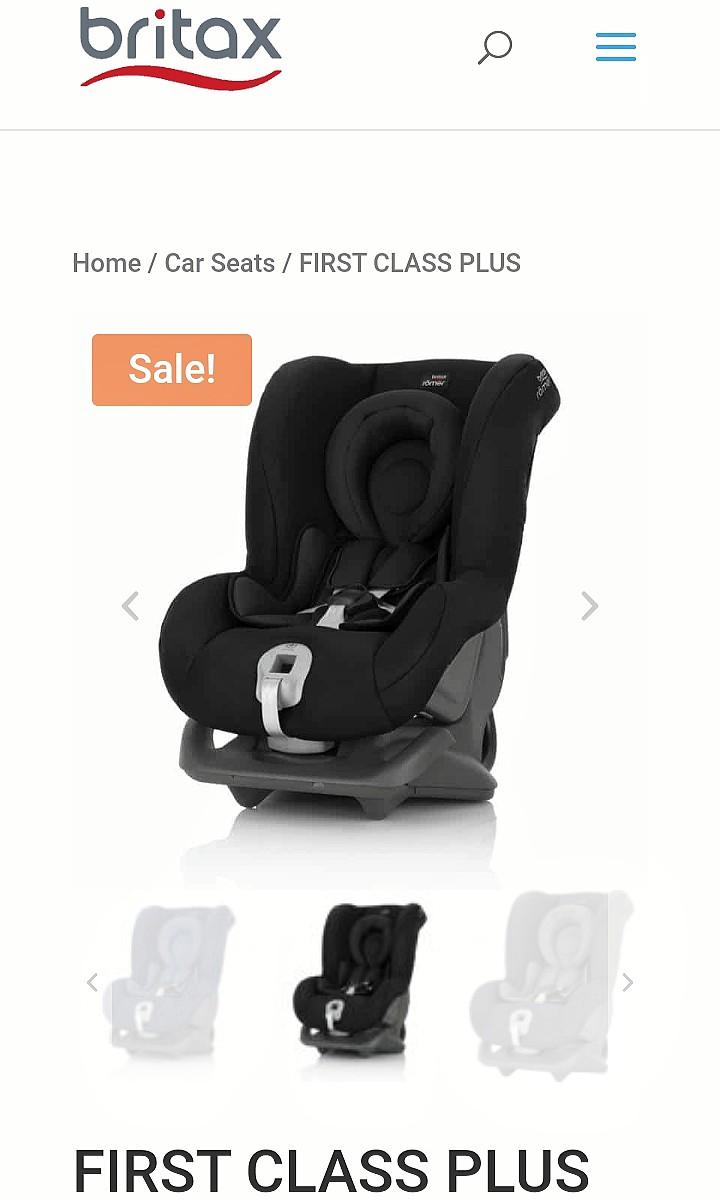 Britax first hotsell class isofix