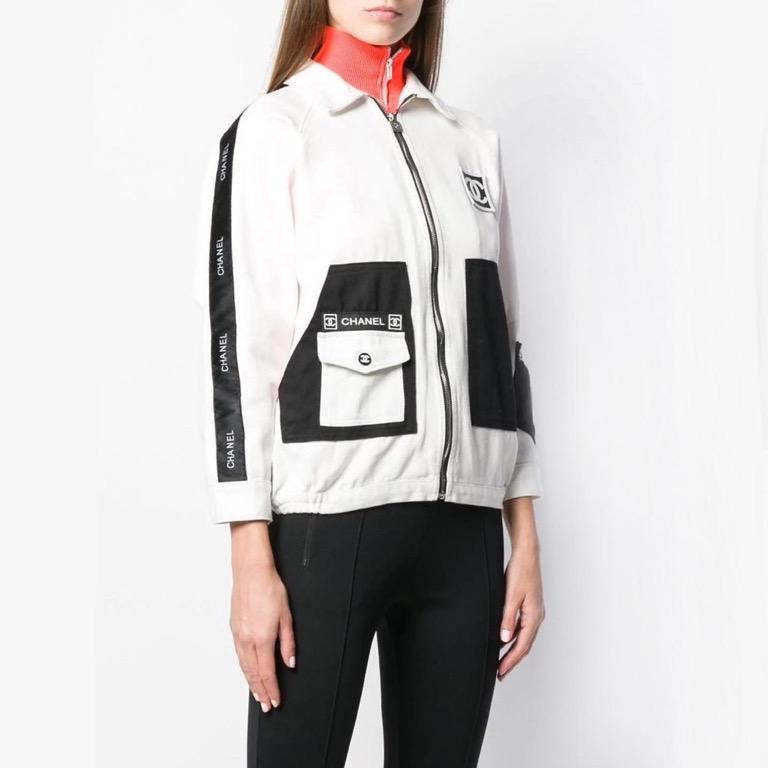Vintage chanel windbreaker top
