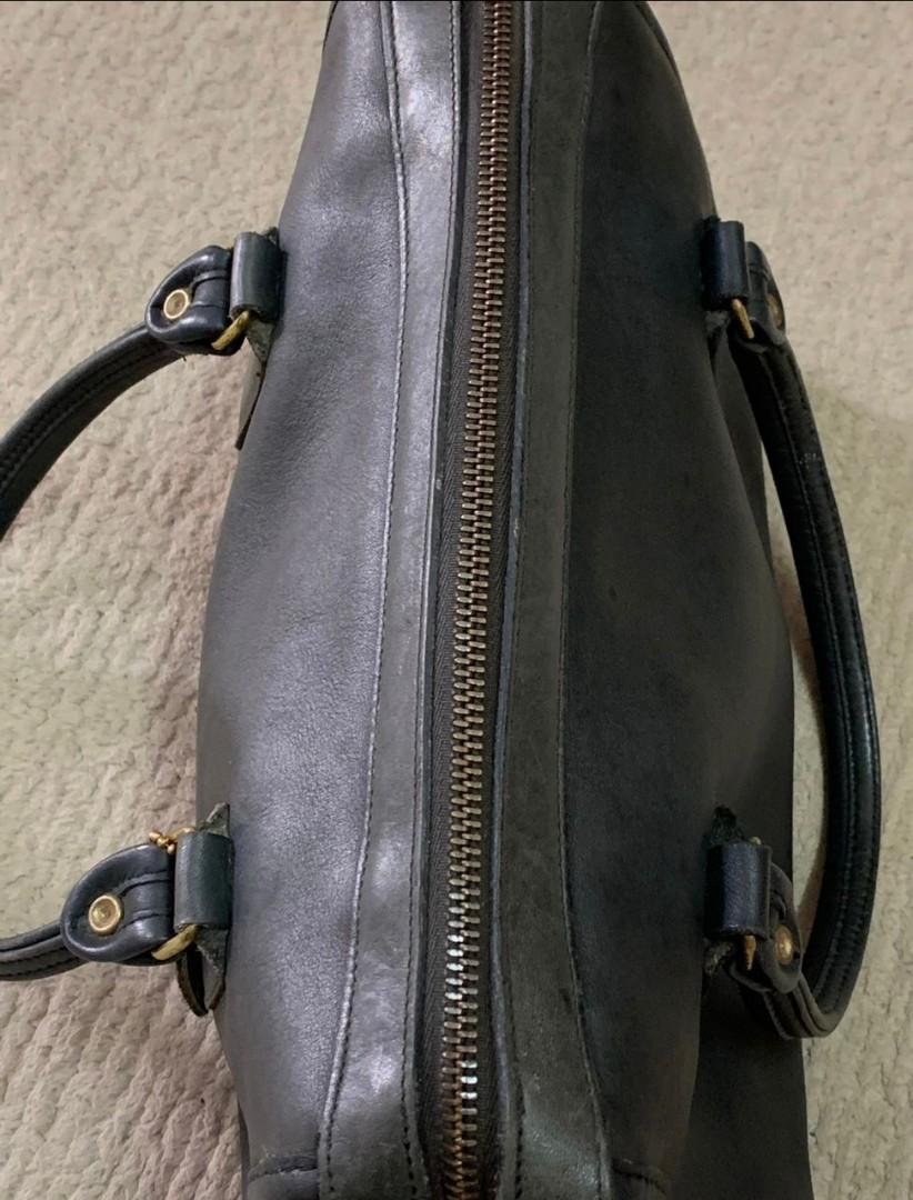 Vintage coach speedy doctor bag black leather Luxury Bags Wallets on Carousell