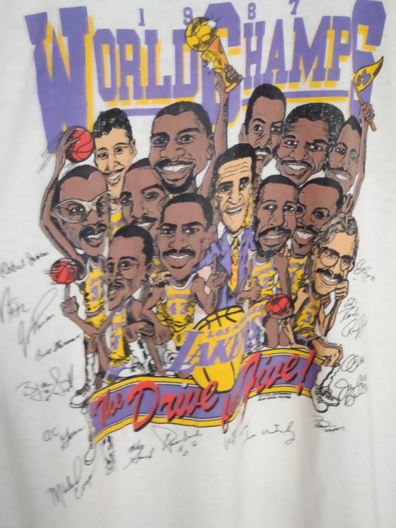 Wyco Vintage 1987 Los Angeles Lakers NBA World Champs Shirt