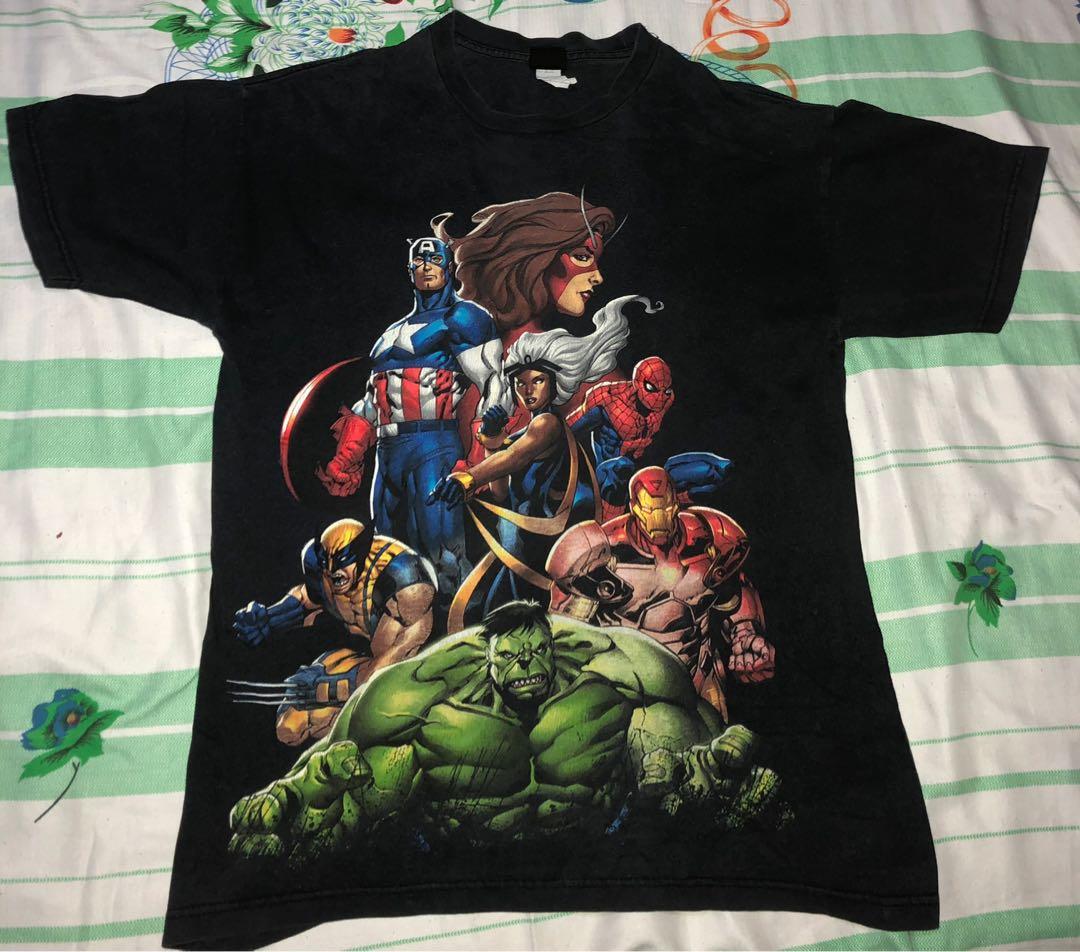 Vintage Marvel Mad Engine T-shirt, Men's Fashion, Tops & Sets