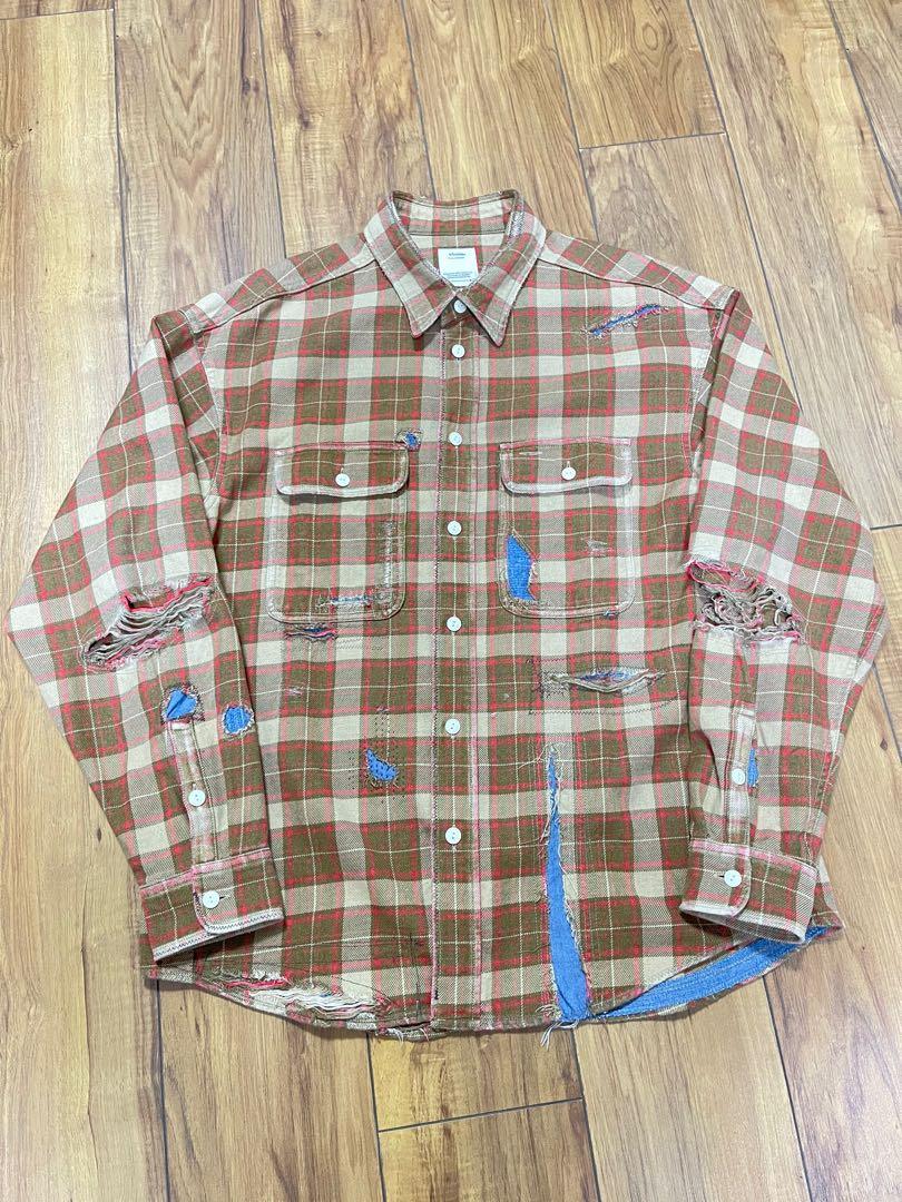 Visvim 20aw Lumber Check L/S Crash, 男裝, 外套及戶外衣服- Carousell