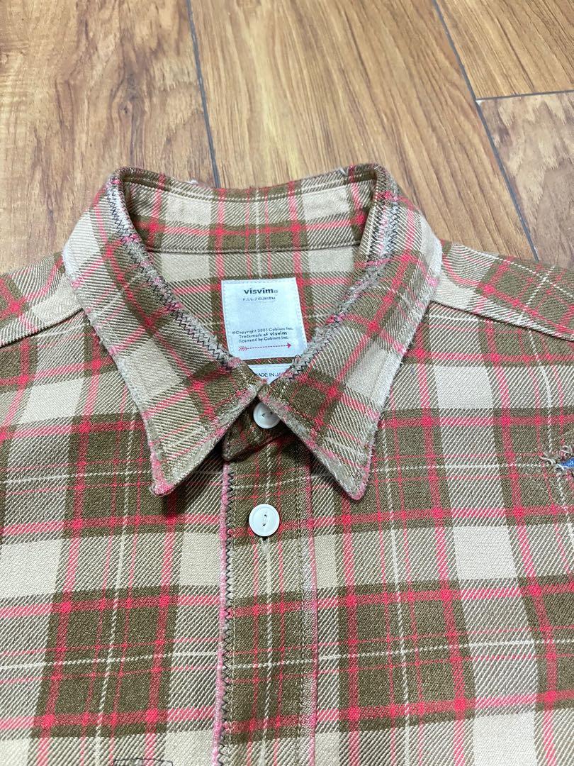 Visvim 20aw Lumber Check L/S Crash, 男裝, 外套及戶外衣服- Carousell