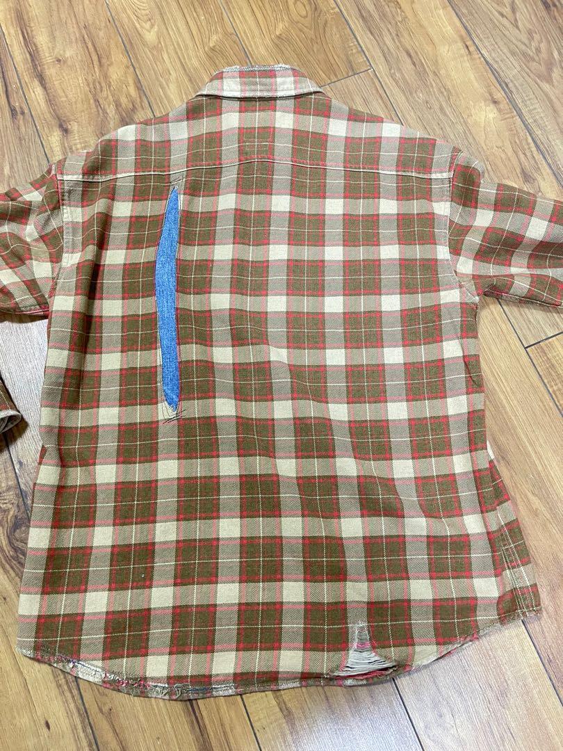 Visvim 20aw Lumber Check L/S Crash, 男裝, 外套及戶外衣服- Carousell