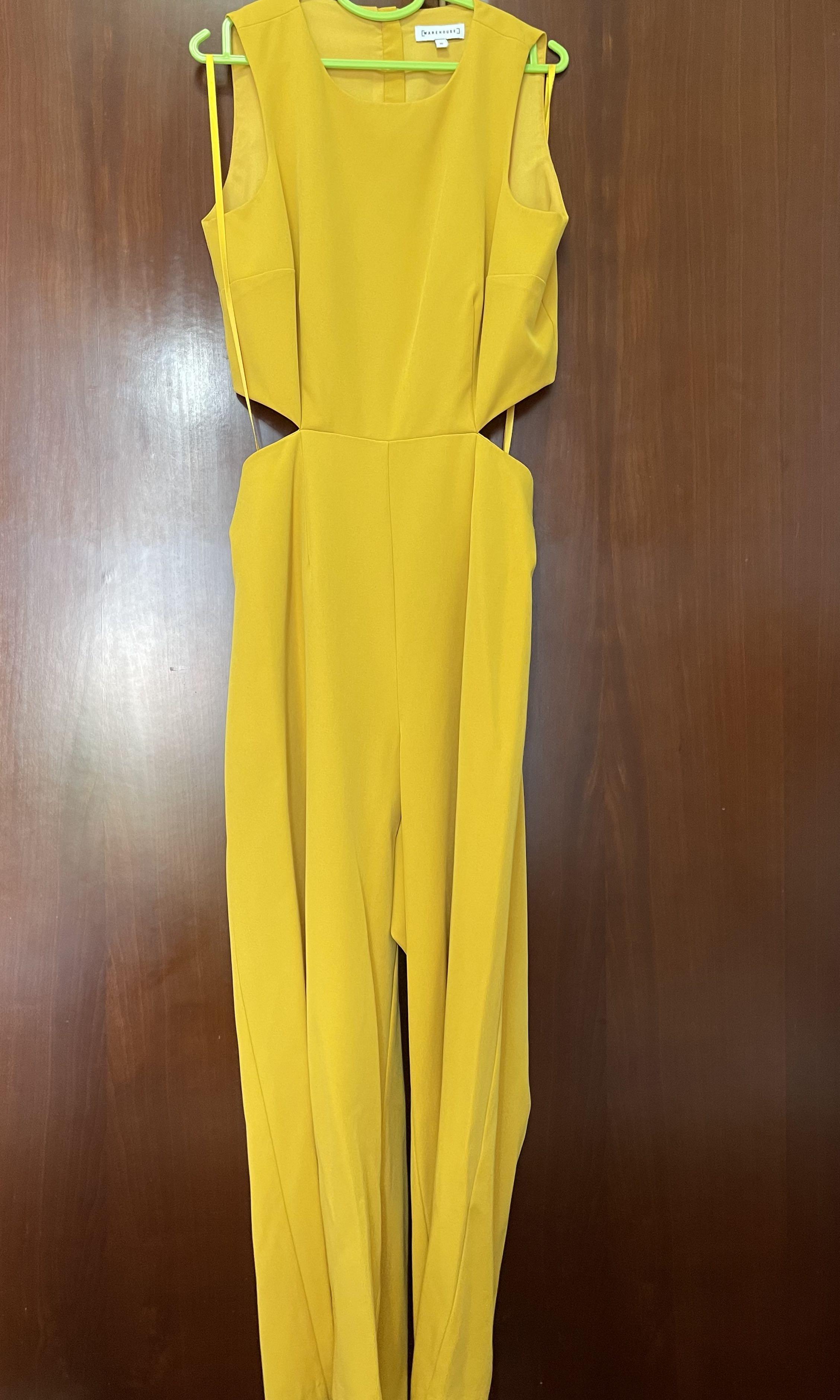 Yellow jumpsuit warehouse online