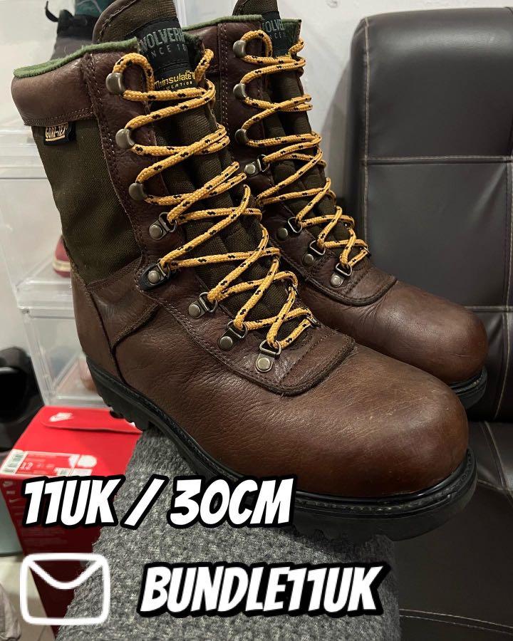 Wolverine Big Horn Gore Tex Leather Brown 11UK Men s Fashion