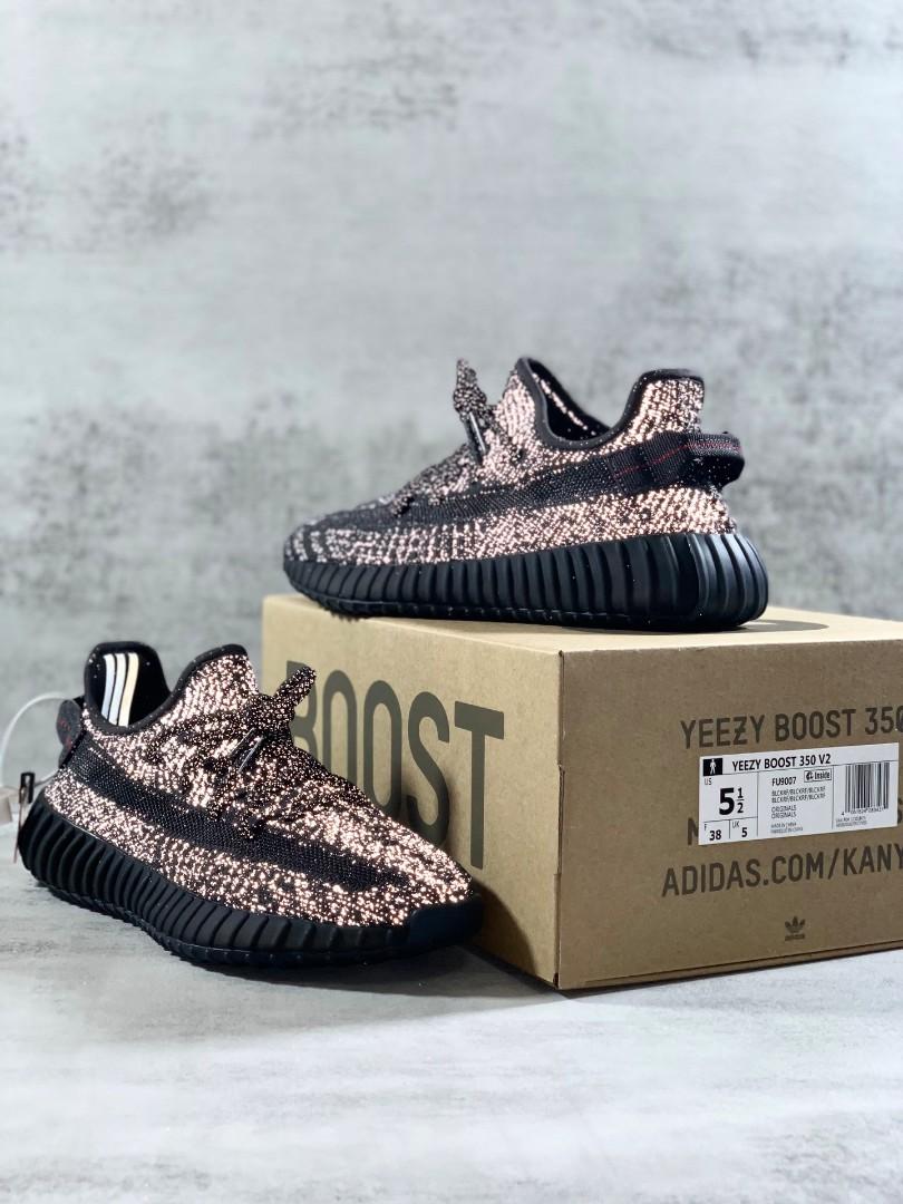 Adidas yeezy boost 350 v2 static black reflective top