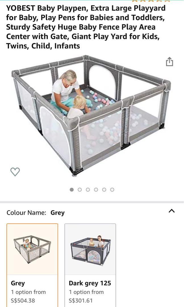 Big playpen clearance for twins