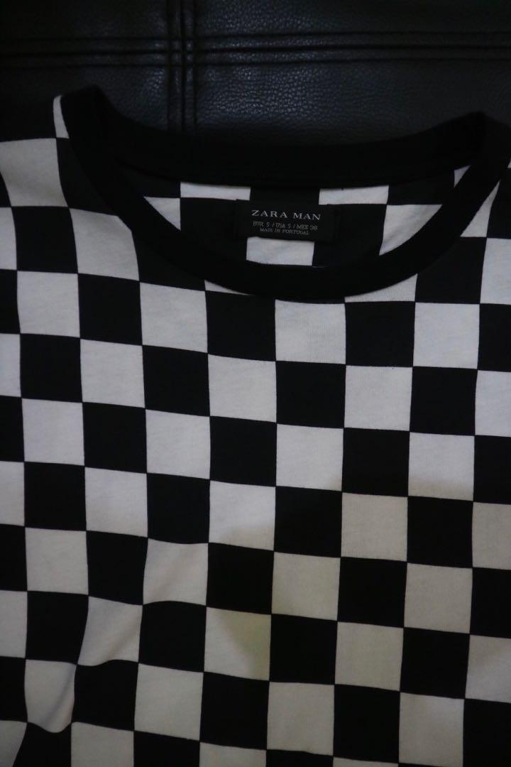 Zara Man T-shirt, Fesyen Pria, Pakaian 