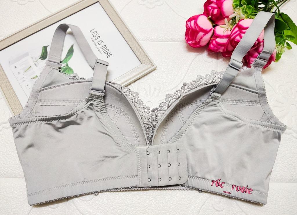 38E/85E PLUS SIZE BRA - WIRED - GREY