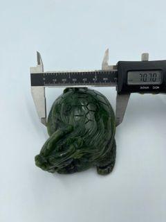 寶可夢的原形龍龜和田碧玉神獸龍龜王和田玉龍龜和闐玉夠份量超猛超靈獸玉質地好工細上了天巧雕刻工精細有感動天地日月星辰燦爛