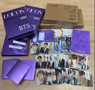 Dicon BTS Dicon Photocard 101 : Custom Book Behind BTS Since 2018 [INCL. Random BTS Photocard & Photocard Sleeve]