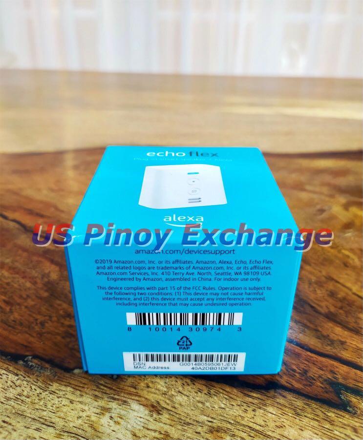 Amazon Echo Flex with Alexa (Category: Soundbars, Speakers & Amplifiers) located in Quezon City. Submitted by negofex (Listing ID 1147496789, Image 2). Description: Amazon Echo Flex 🇺🇸IMPORTED FROM USA 🇵🇭 Plug it in and use your voice to access instant information, add to your shopping cart, check the weather, make hands-free calls, and control compatible smart home devices. From down the hall to around the corner, Alexa is happy to help make
