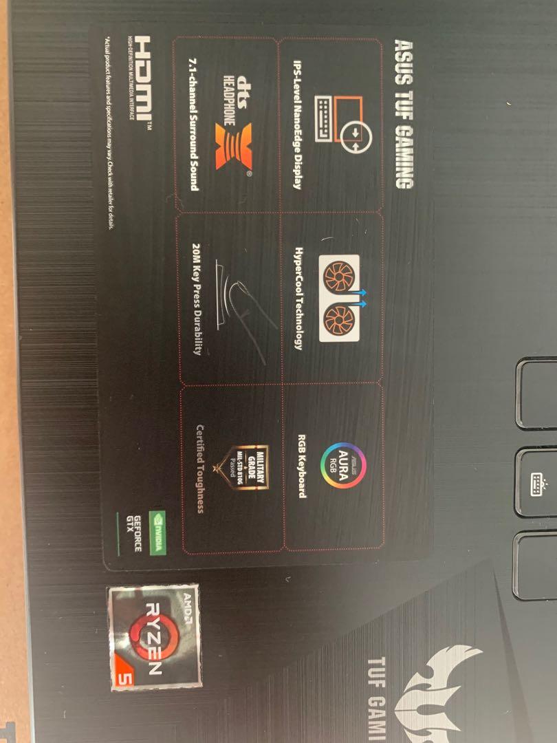 ASUS TUF FX505 DT RAM UPGRADED Computers Tech Laptops