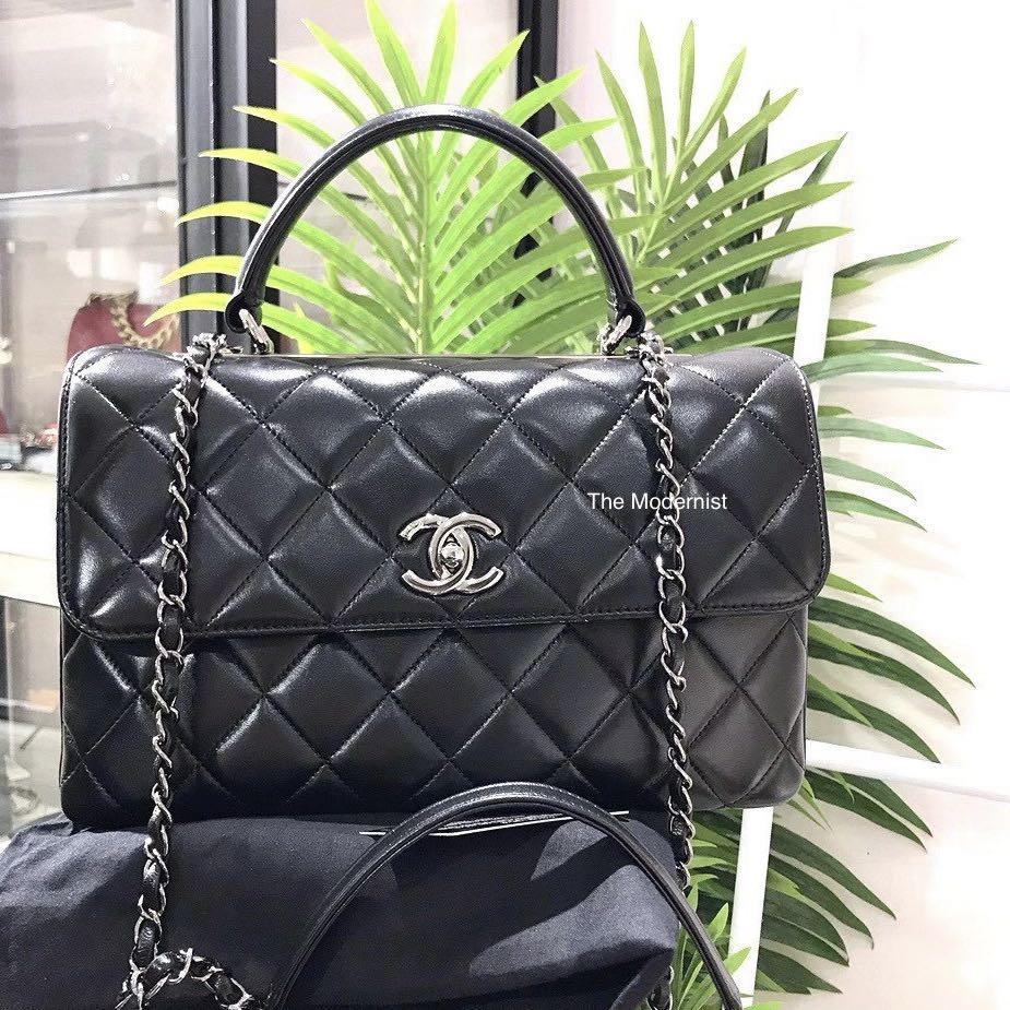 Chanel trendy outlet cc silver hardware