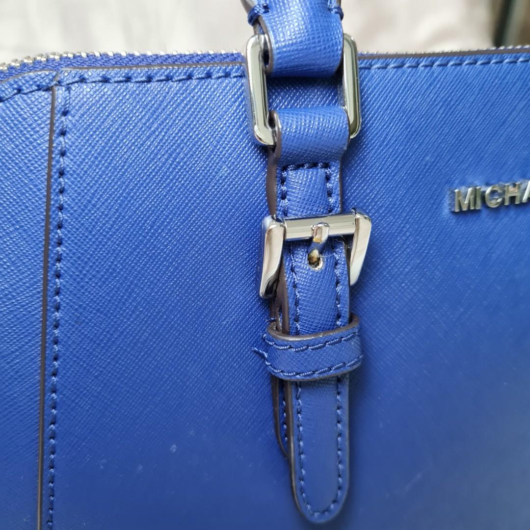 Michael kors cobalt blue bag sales