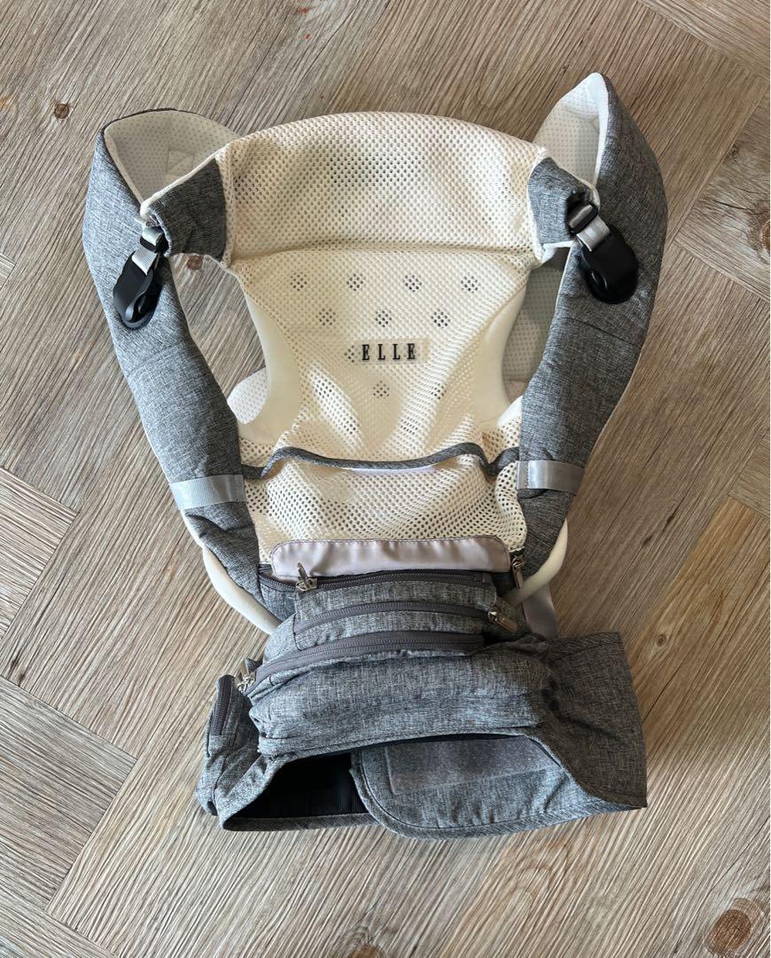 Baby carrier with hip seat brand Elle Babies Kids Going Out