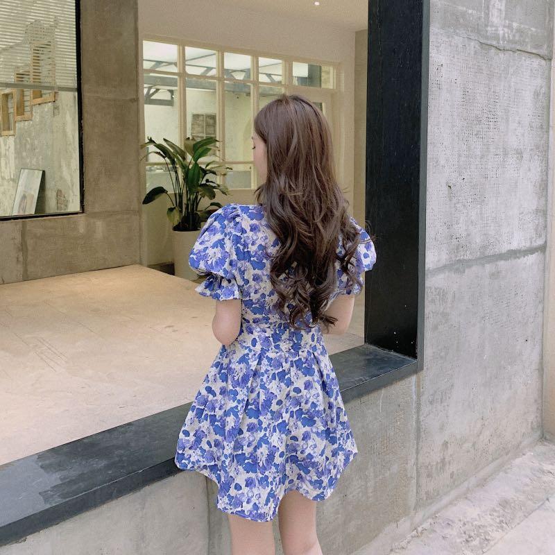 bailey blue floral dress