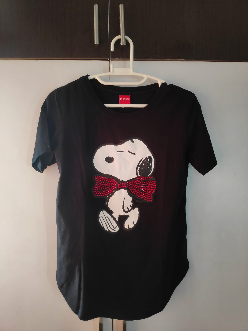 Black snoopy shirt for women, Women's 