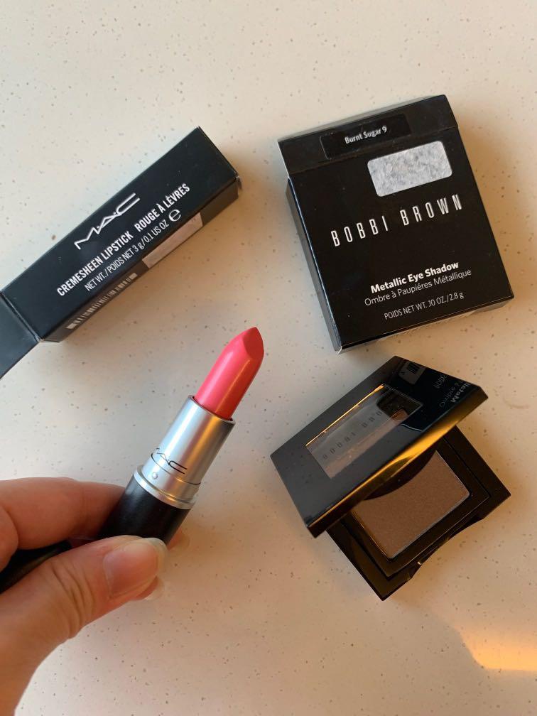 Bobbi Brown Eyeshadow & MAC Lipstick